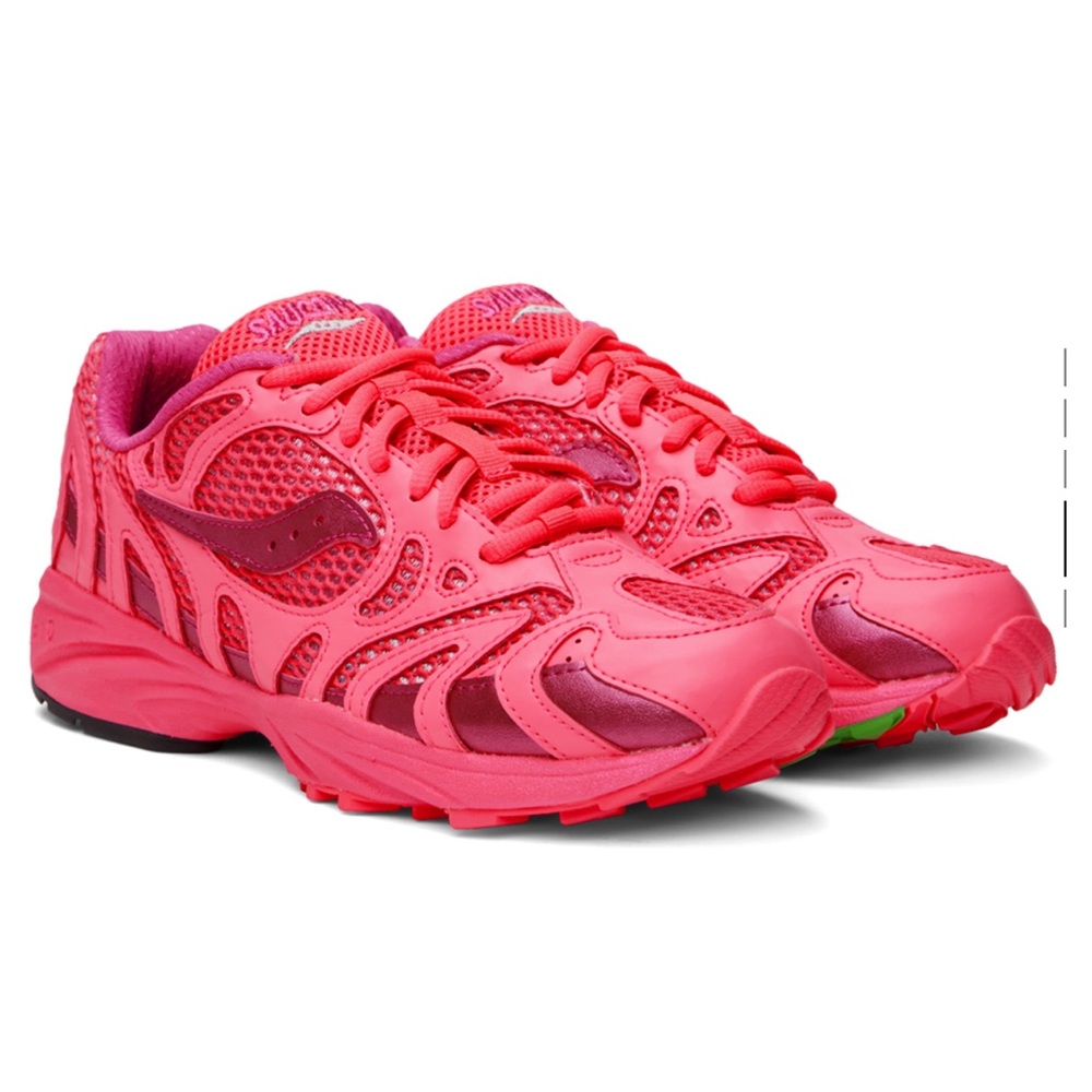 Pink grid Acura 2000 sneakers
